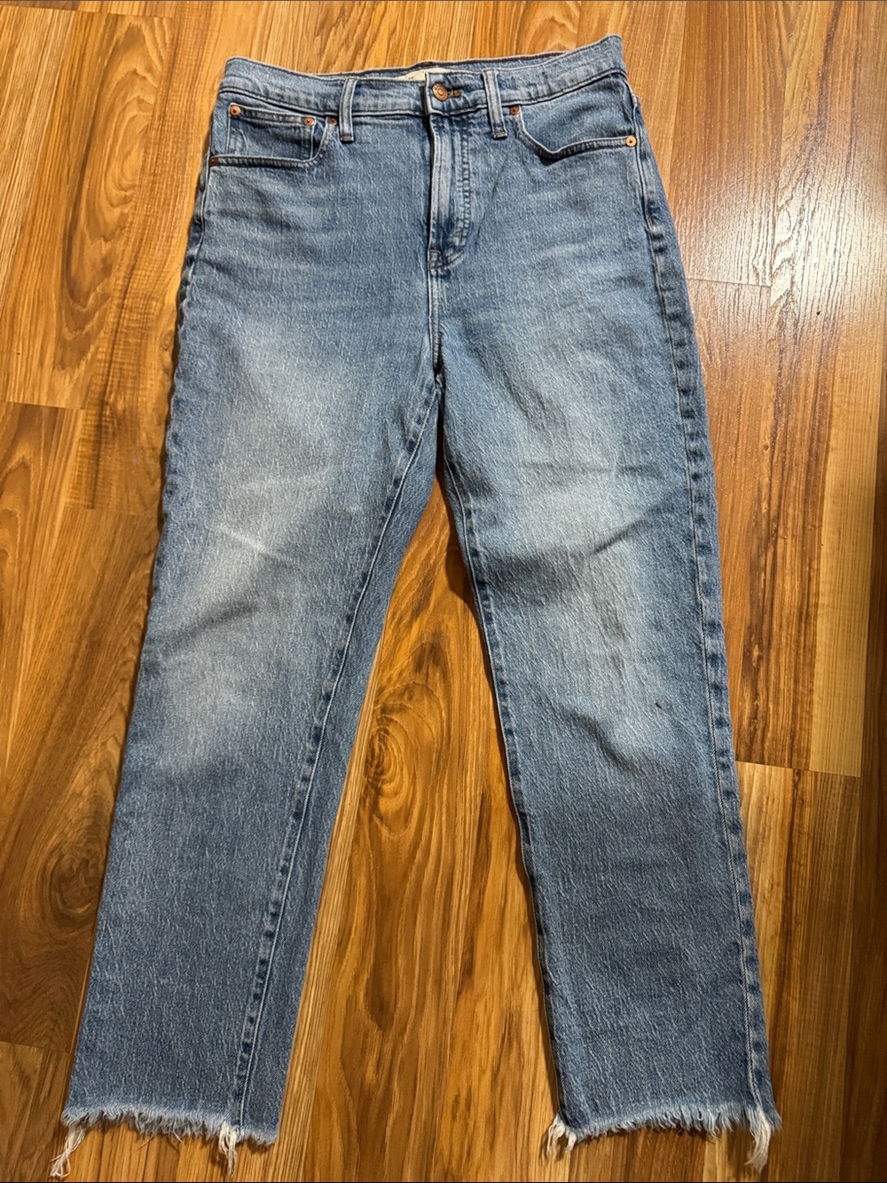 Madewell The Perfect Vintage Jean Raw Hem Size 29